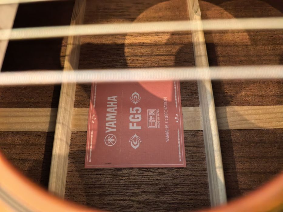 Гитара Yamaha FG5 Red label