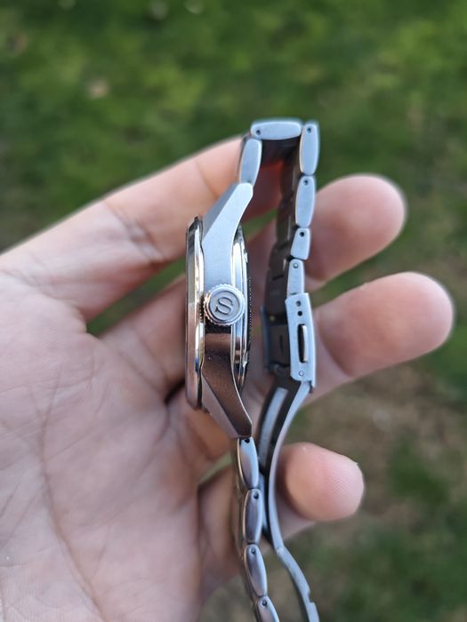 Seiko Presage Sharp Edge Crimson Red SPB227