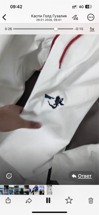 Кимоно для каратэ кикушинкай. Ичигеки