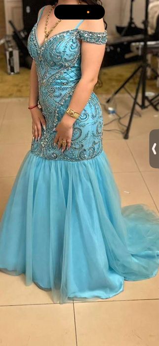 Rochie albastra de ocazie