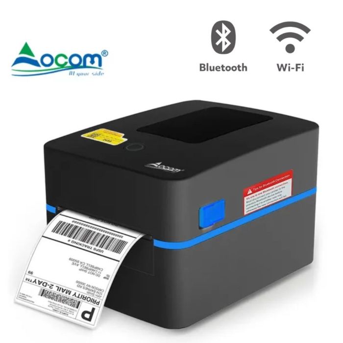 Принтер этикеток OCOM 401 DT  (USB+ Bluetooth) Kaspi, Ozon, WB