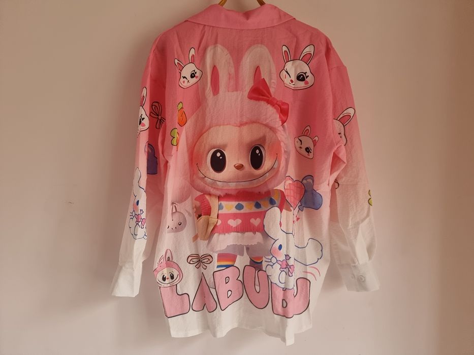 Лабубу Labubu рубашки женские корейские