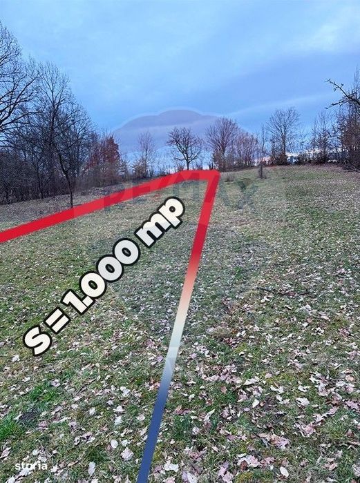Teren intravilan cu priveliste de vanzare in Rus