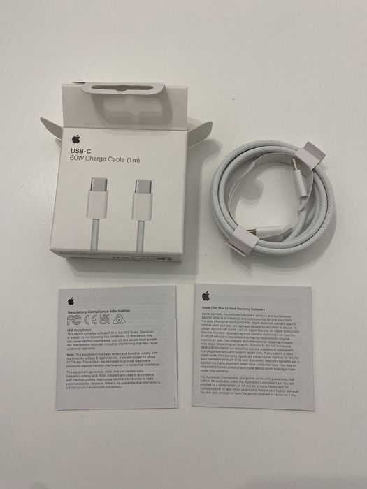 Cablu 1m USB-C 60W Apple