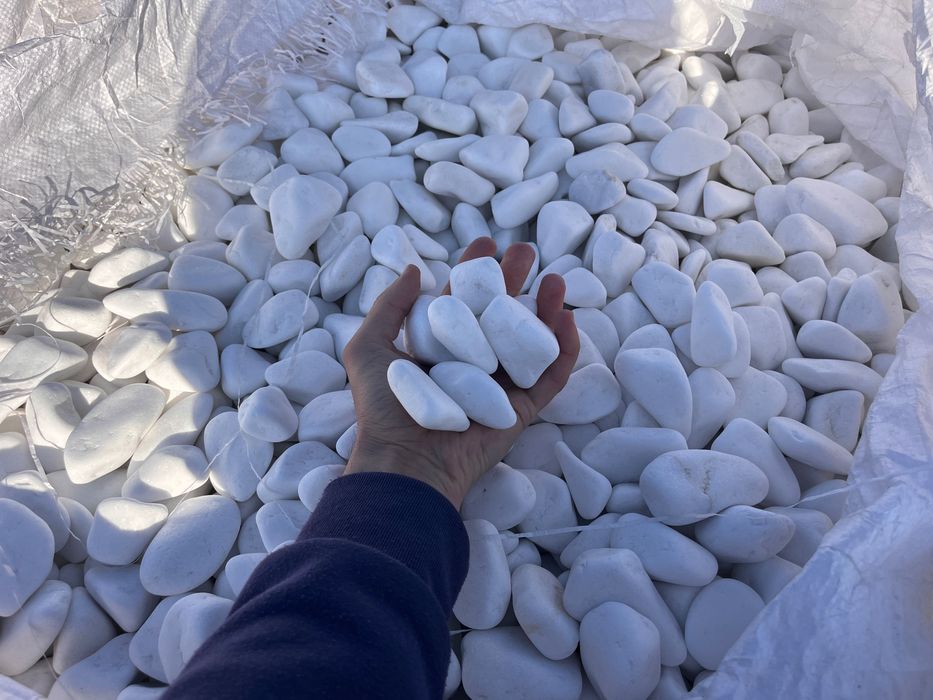 Бял декоративен камък Тасос