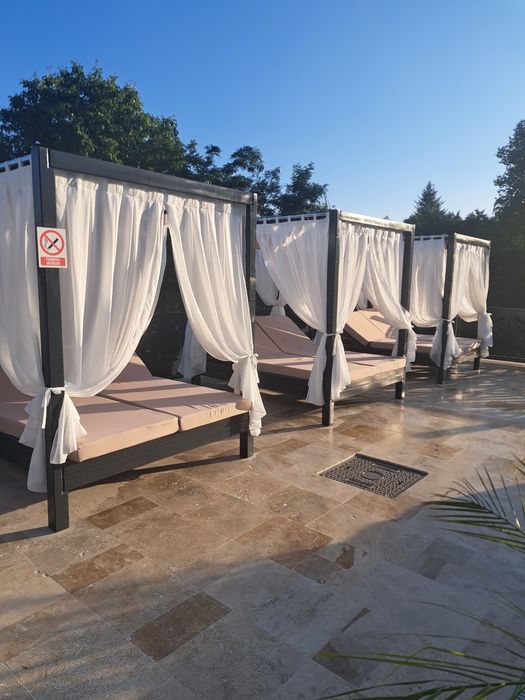 Satea baldachin,saltea spatiu de relaxare,saltea pat gradina
