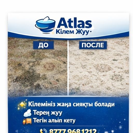 Atlas кілем жуу (стирка ковров)
