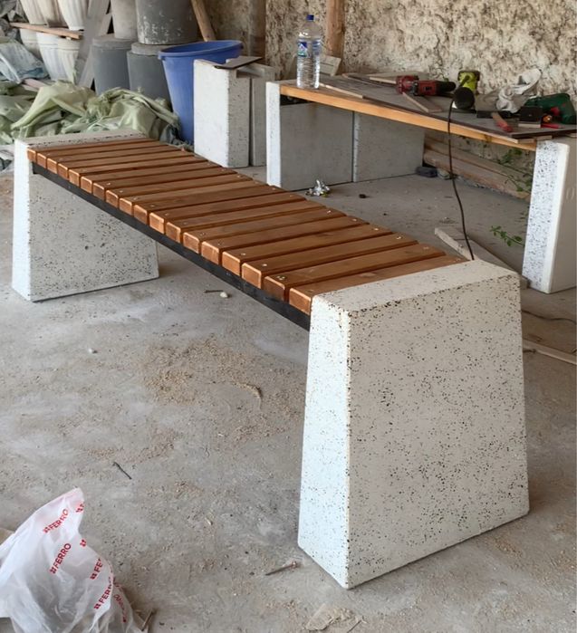 Скамейка мрамор Skameyka beton mramor urna gultuvak