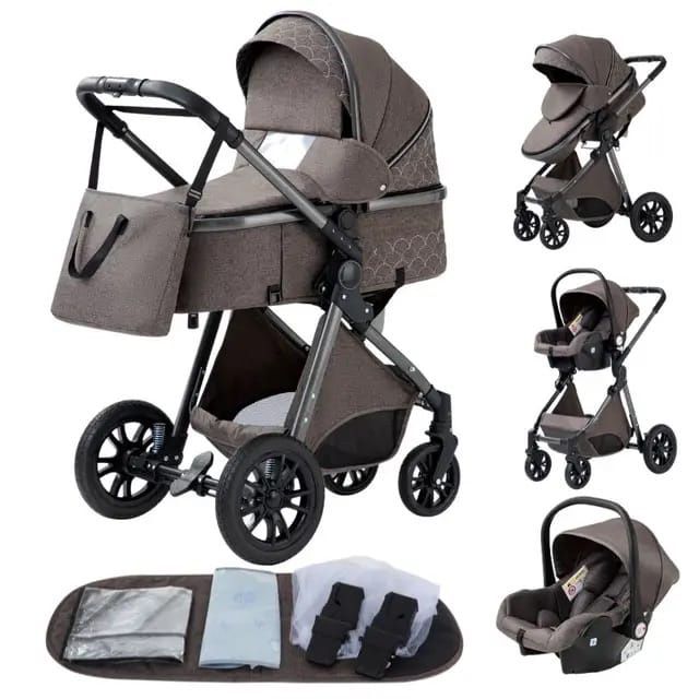 NOU Carucior 3 in 1 bebelus landou copii pliabil smart bebe + CADOU