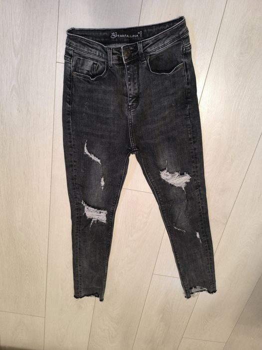 Дънки ХС размер с висока талия