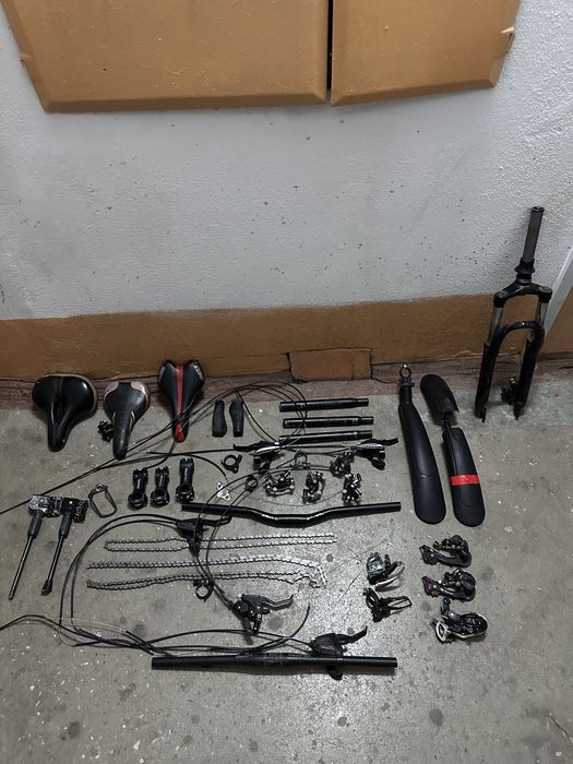 Запчасти на велосипед в отличном и хорошем состоянии