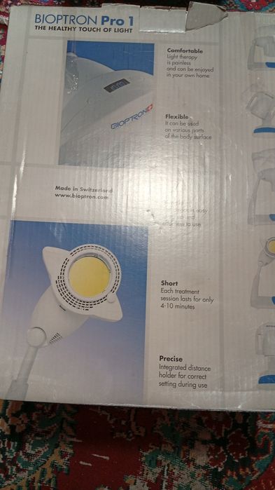 Bioptron Pro 1 Zepter funcționare 100% ,set complet stativ+ 1 C60 .