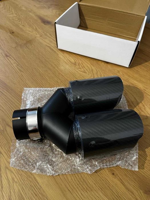 Evacuare / Muffler din Carbon si Inox 63mm Universal – Stil Sport- Nou