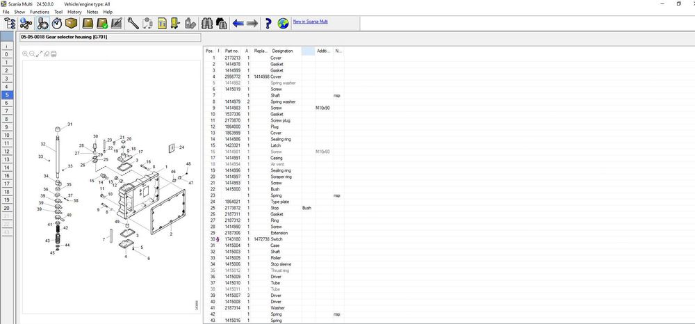 Instalare Scania Multi 2024.10 manuale de reparatii, catalog de piese