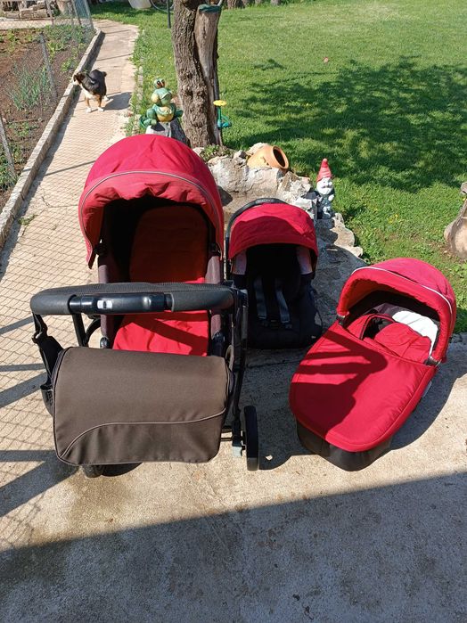 Бебешка количка Graco Evo 3 в 1 – в добро състояние