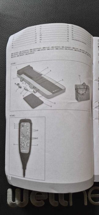 Saltea Masaj Shiatsu WELLNEO 3IN1