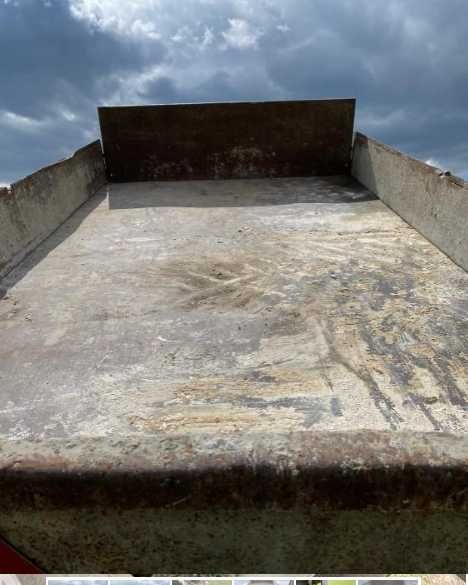 Remorca basculabila pe 3 parti, 10 tone, 3.70 m x 2 m