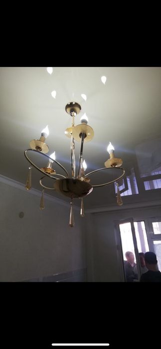 Люстра новая яркая звезда торг