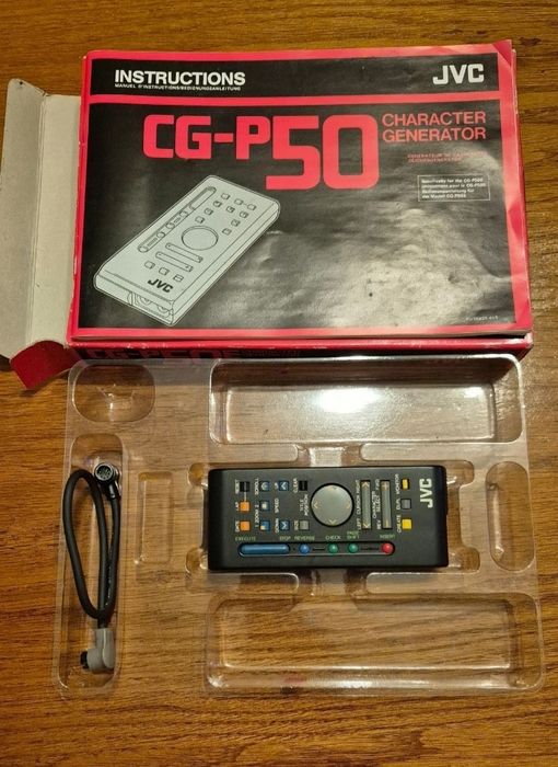 Generator de Caractere JVC CG-P50E (Vintage VHS/VHS-C) la cutie
