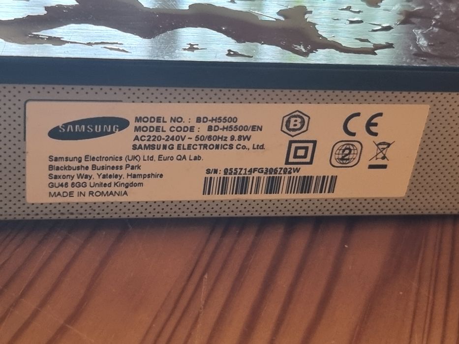 Dvd blu-Ray 3 D Samsung in stare de funcționare.