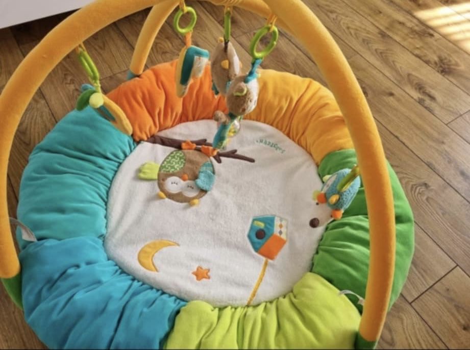 Луксозна активна гимнастика за бебе (подложка за игра) Fehn