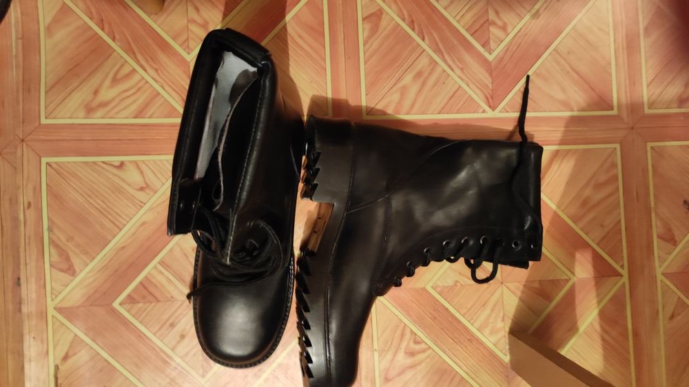 Кубинки, боти от естествена кожа