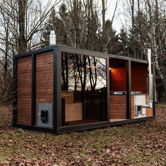 Уникално Бижу Сауна с Джакузи 2:1 с поръчка и доставка 12 седмици