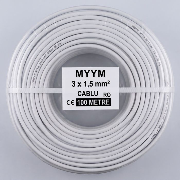 Cablu electric MYYM – 100 metri | mai multe secțiuni