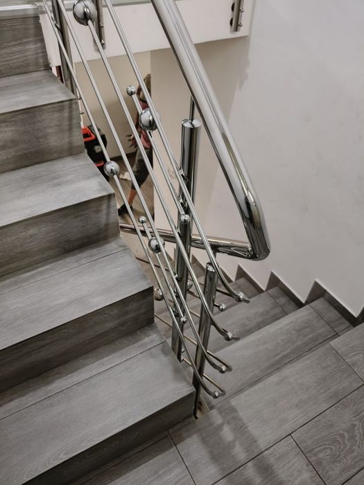 balustrade inox și scari