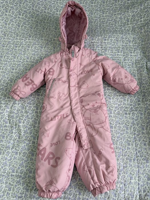 Розовый комбинизон для девочки