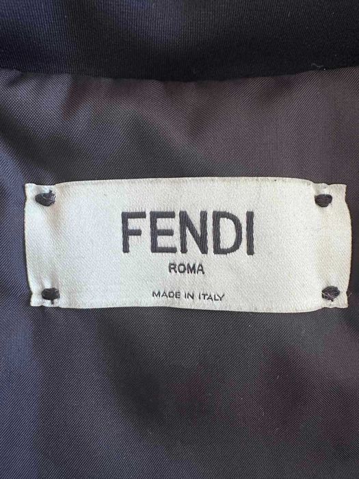 FENDI Ски Яке – BLACK/YELLOW – Като Ново–SIZE 38!