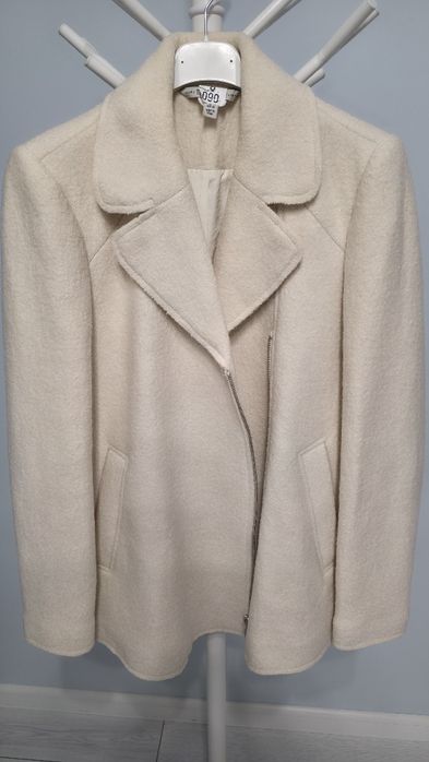 Sacou Zara Trafaluc lana, crem/bej deschis, marimea S