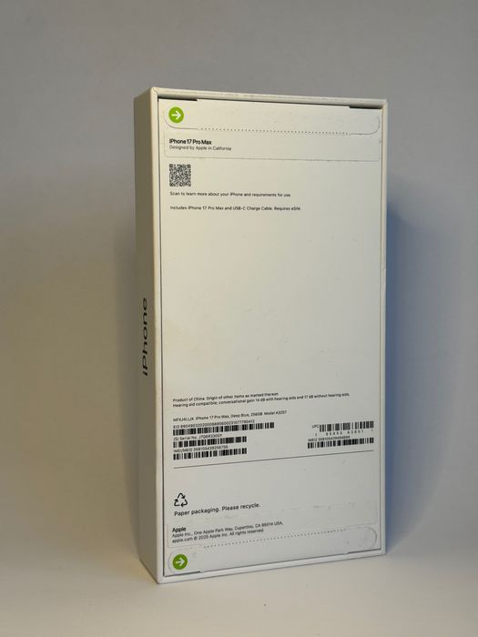 Iphone 17 pro max 256gb 512gb Cosmic Orange , Deep Blue , SIlver