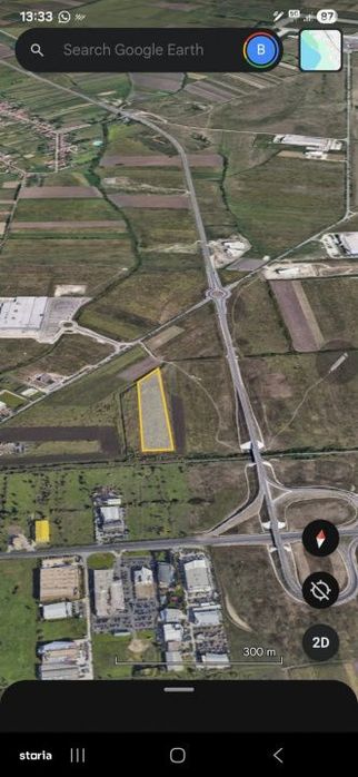 Aeroport - Teren industrial - S 1.5 ha - Utilitati la marginea parcele - Vedere 4