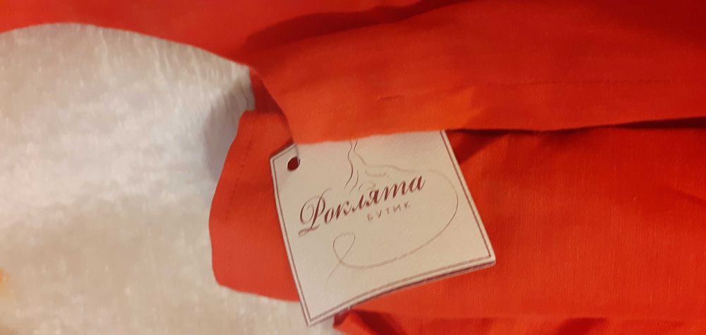 Нови Рокли майка и дъщеря-лен и вискоза