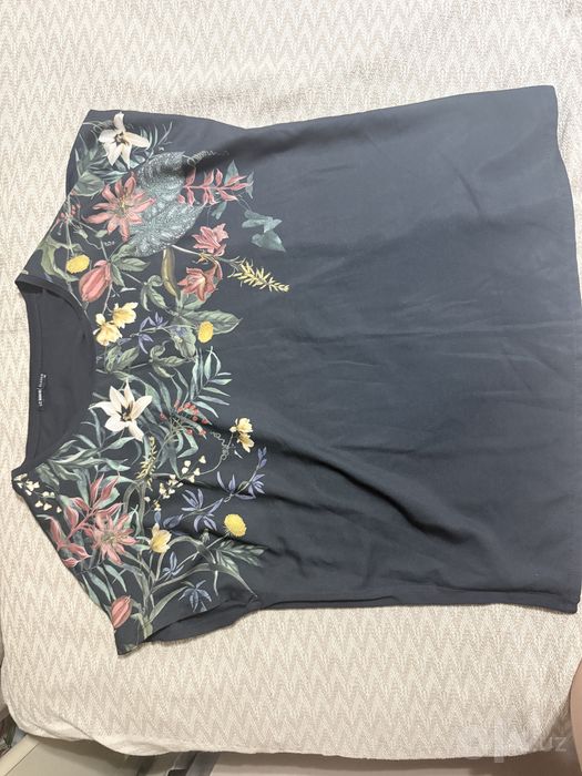 Женская футболка LC Waikiki с цветочным принтом(Plus size)