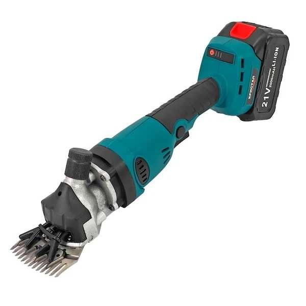 Masina profesionala  aparat de tuns oi cu 2 acumulatori 48v  6000mAh kit complet + cutie transport
