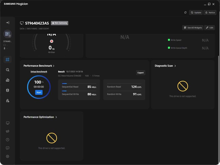 Хард диск Seagate 640GB (600GB използваеми) 5400 RPM 2.5 инча HDD
