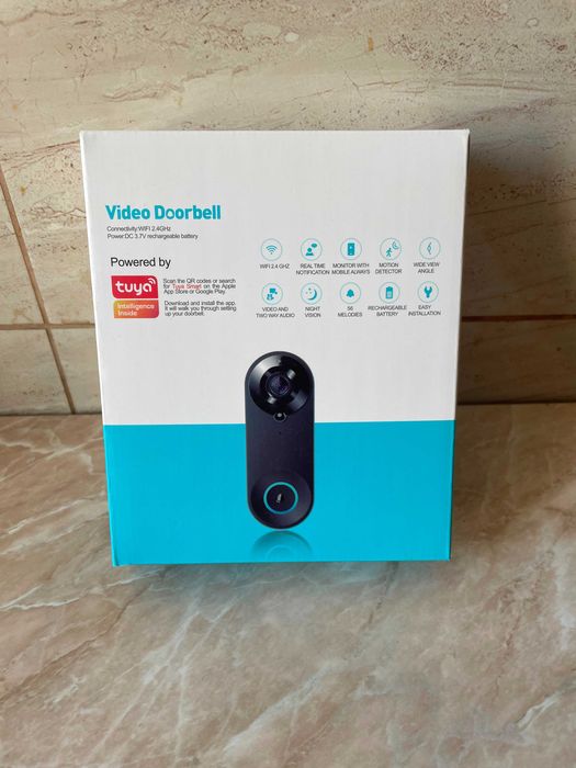 Sonerie video smart HEXAR WiFi 1080P – Tuya, PIR și difuzor