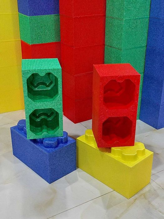 Лего блок-ЭВА пенопласт.  Доставка бесплатно