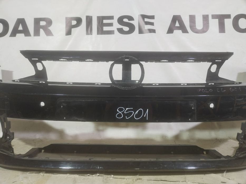 Bara fata VW Polo GTI, R-Line, 2017, 2018, 2019, 2020, 2021, cod origine OE 2G0807221J, cu gauri pentru senzori de parcare (4).