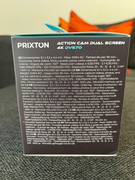 Екшън Камера Action Camera Prixton DV670