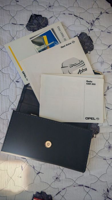 Кожена чанта с книжки за Опел Астра G