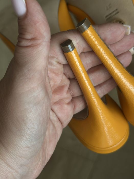 Нови обувки Ingiliz 37 номер сандали чехли оранжеви охра