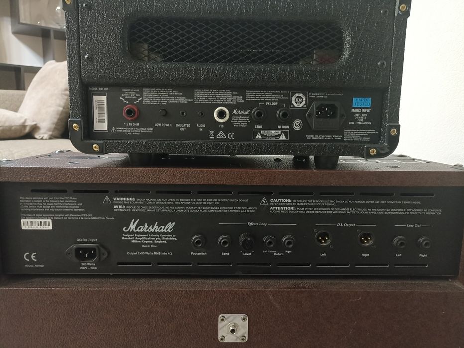 Продам усилитель Marshall DSL 1 и комбик Marshall AS100D