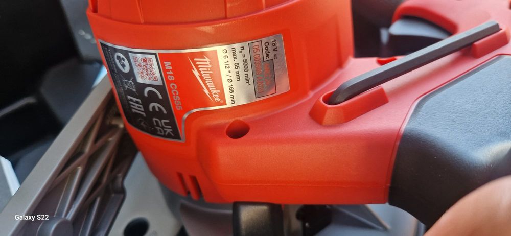 Milwaukee set circular, autofiletanta pe acumulator