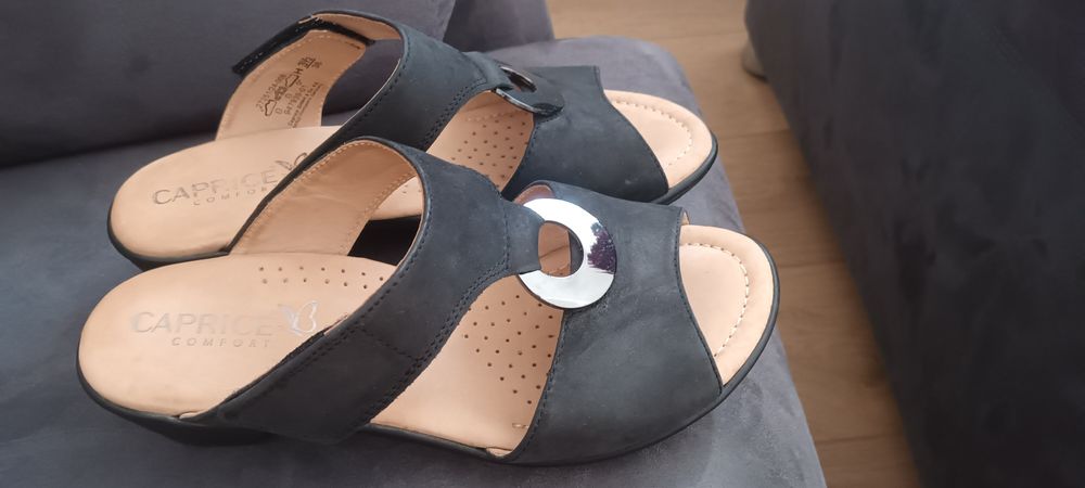 Saboti de piele Caprice Comfort