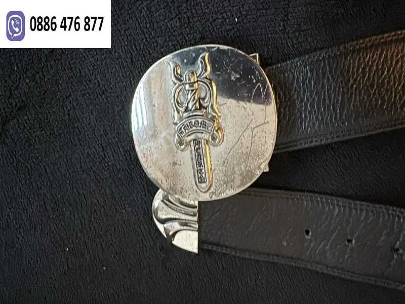 Сребърен колан проба 925 CHROME HEART Buckle Belt