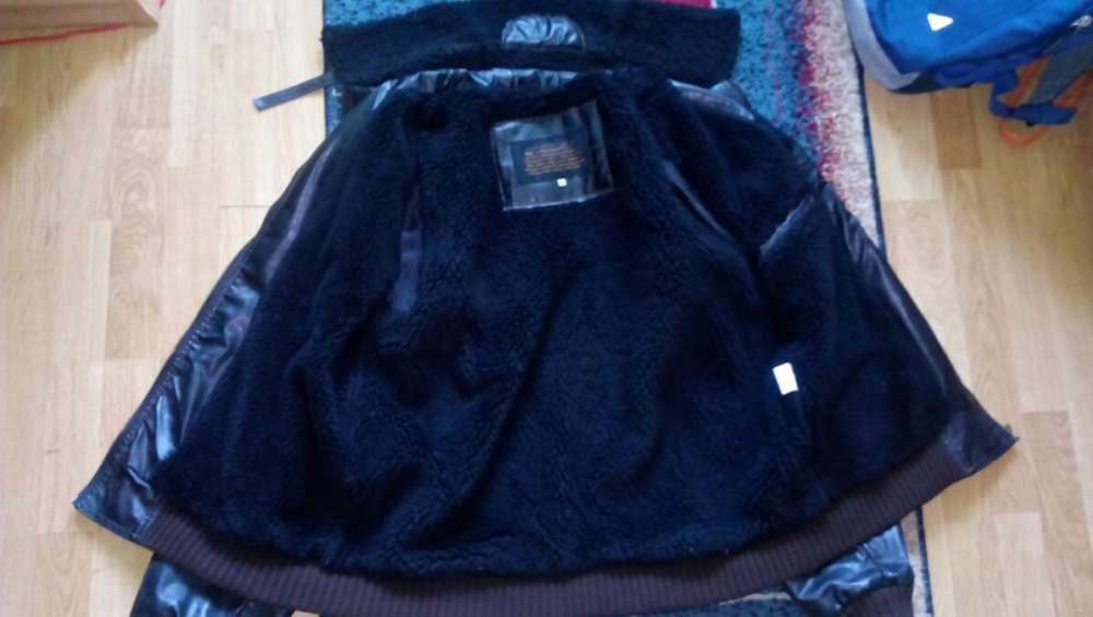 Geaca piele imblanita