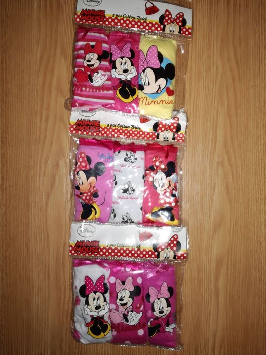 set chiloți Disney  copii % bumbac 1 - 7 ani )